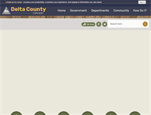 Tablet Screenshot of deltacounty.com